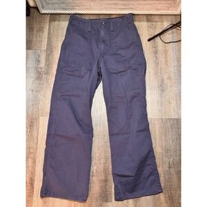 Levis Women Navy Blue Wide Leg Utility Carpenter Pants High Rise W27 L27